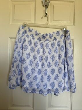 4/$20 Old Navy Chiffon Floral Slip On Damask Style Floral Swing Skirt size 1X